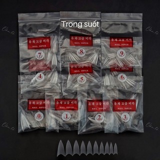 Móng nối nhọn bịch 500 móng hàn quốc