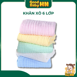 Chăn xô 6 lớp siêu dày dặn dành cho bé MÙA HÈ kích thước 105cm*105cm - 𝐊𝟒𝟏