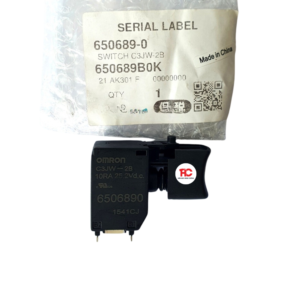 Công tắc máy khoan, máy vặn vít Makita DTD153, DF332, DDF487 DHP483, DHP487 TD111 DHR171 DTD129 6506