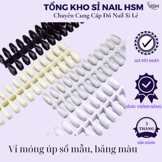 Vỉ móng úp sổ mẫu, bảng màu - Phụ kiện đồ nail HSM