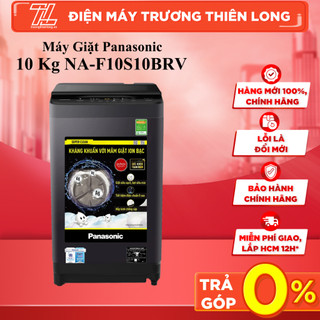 Na-f10s10brv - máy giặt cửa trên panasonic 10kg na-f10s10brv - hệ thống activefoam, mâm giặt 6 cánh, bảo hành 2 năm