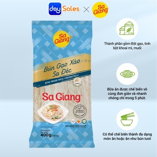 Bún Gạo Xào Sa Đéc SA GIANG (Túi 400g)