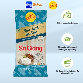 Bún Tươi Sa Đéc SA GIANG (Túi 400g)