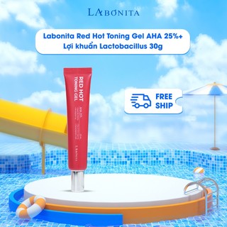  Peel da Labonita Red Hot Toning Gel AHA 25%+Lợi khuẩn Lactobacillus 30g