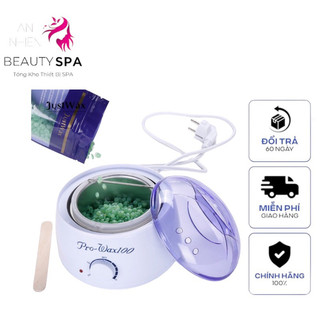 Bộ Nồi Nấu Sáp WAX Lông PRO-WAX & 300G Sáp Tẩy Lông Nóng HARD WAX BEANS.
