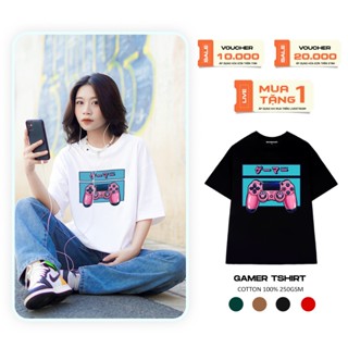 Áo thun GAMER Basic Tee phông nam nữ tay lỡ [BRN 43]