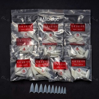 Móng nối nhọn bịch 500 móng 1 túi móng