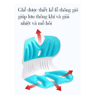 Ghế chỉnh dáng ngồi giúp ngồi đúng tư thế chống đau mỏi lưng, gù lưng ,thoát vị có nệm êm