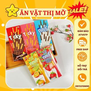 Bánh que ticky socola sữa thái lan - hộp 20gr 6 que