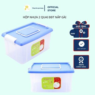 Hộp Đựng Thực Phẩm ĐĐT Nắp Gài Có Quai 3200Ml - Hộp Lưu Trữ Đồ Ăn - Thực Phẩm Tiện Ích Cao Cấp MTA-MART