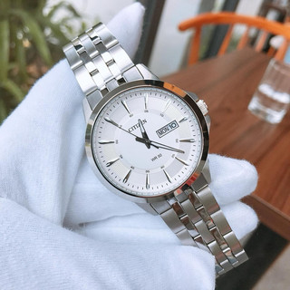 Đồng hồ nam dây thép citizen quartz bf2011 51a