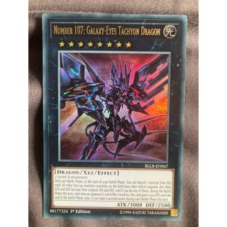 Lá bài thẻ Yugioh Number 107 Galaxy Eyes Tachyon Dragon – Ultra Rare - Tặng bọc bài nhựa bảo quản