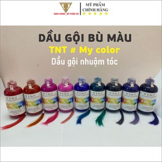 Dầu Gội Nhuộm Màu, Bù Màu TNT #mycolor 3IN1 tăng cường ánh sắc cho tóc mềm mượt tự tin