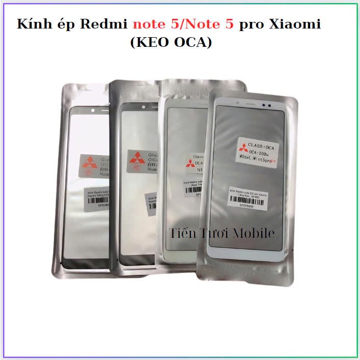 Kính ép Redmi note 5/note 5 Pro Xiaomi (Có keo)