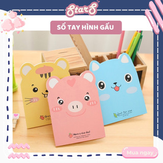 Sổ tay ghi chú mini hình gấu cute