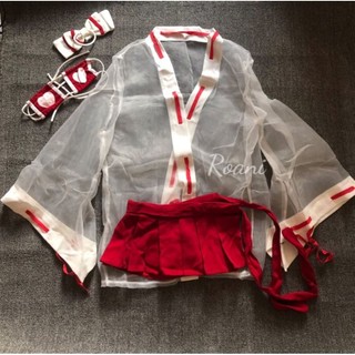 Bộ áo choàng ngủ kimono quyến rũ