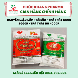 Nguyên liệu làm trà sữa - trà thái xanh 200gr - trà thái đỏ 400gr