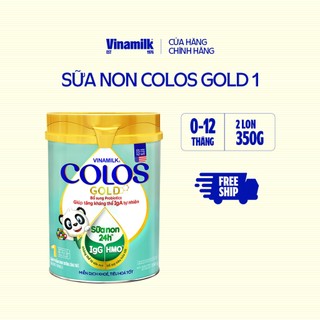 2 hộp sữa non vinamilk colosgold 1 hộp 350g