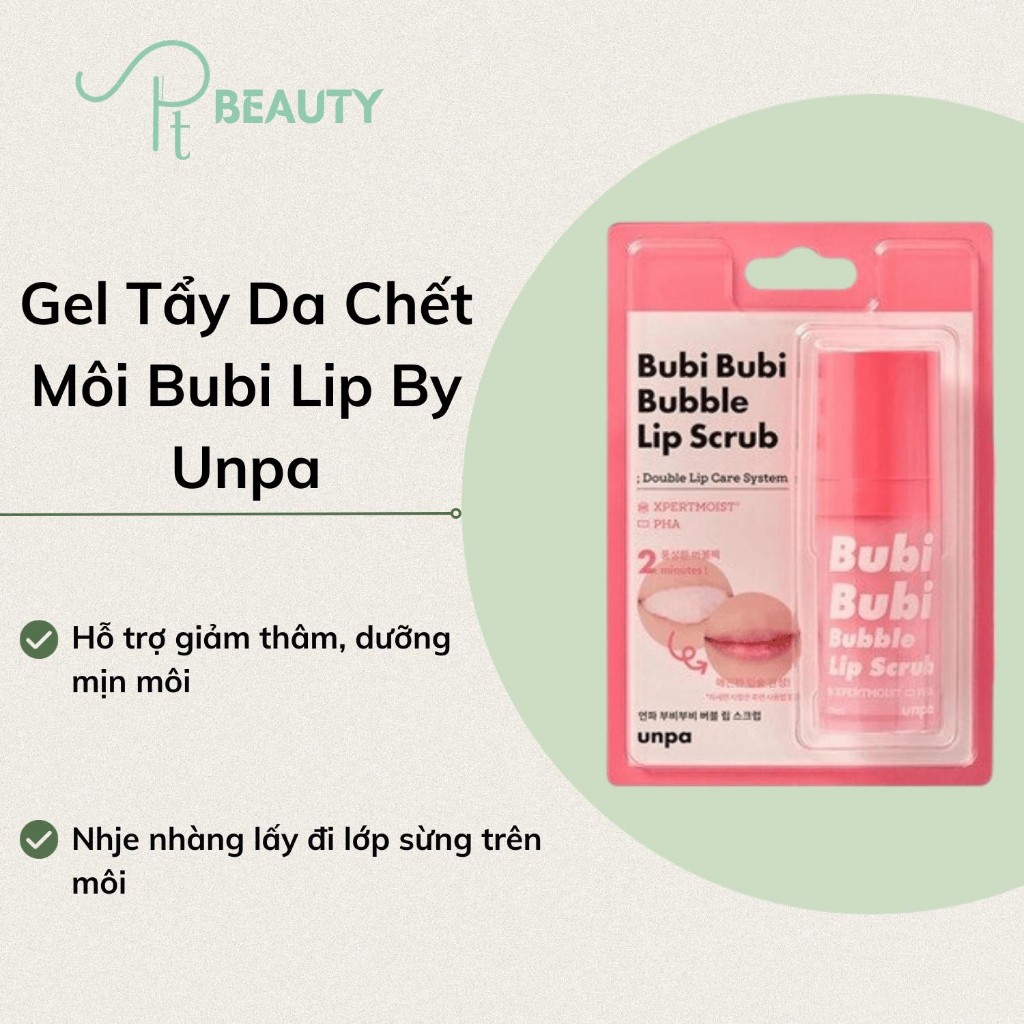 Tẩy Da Chết Môi Bubi Lip By UNPA