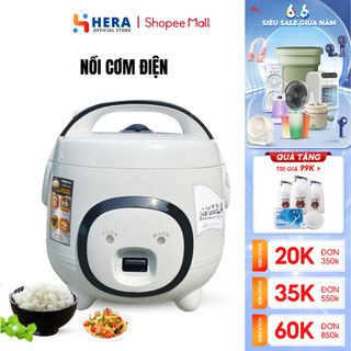 Nồi Cơm Điện Mini Công Suất 700W, Chống Dính, Dung Tích 1,2L, 1,8L Giữ Ấm Thông Minh GODWELL