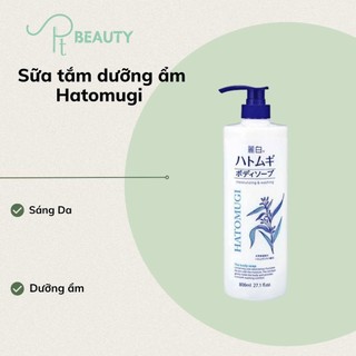 Sữa Tắm Dưỡng Ẩm Ý Dĩ Hatomugi Moisturizing Washing - 800ml