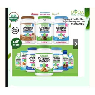 Protein thực vật hữu cơ bổ sung superfood Orgain 1.2kg