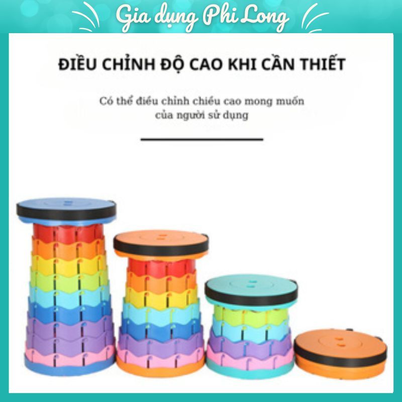 Ghế Xếp Gấp Gọn Đa Năng 7 Màu , Ghế Xếp Cắm Trại , Ghế Xếp hHàng Gấp Gọn Nhiều Màu
