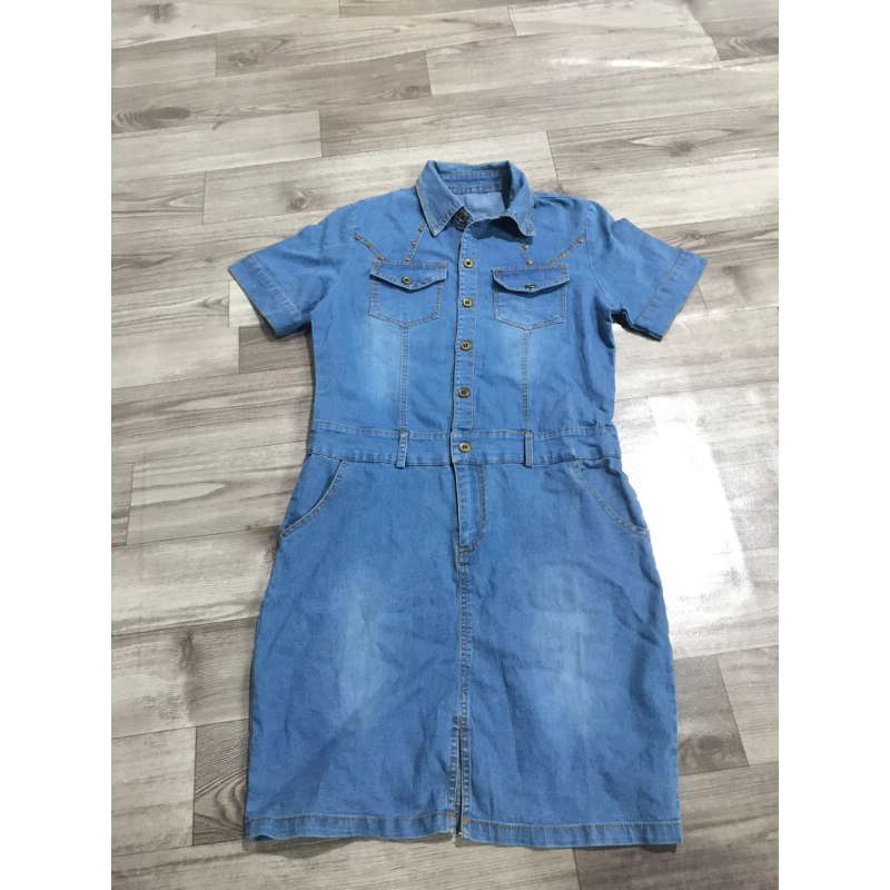 pass đầm jean