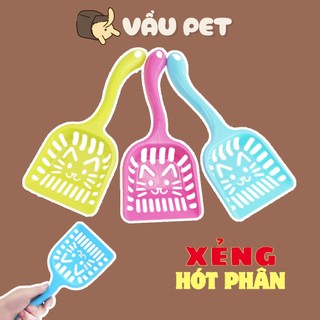 Xẻng xúc cát vệ sinh cho mèo - Xẻng hốt cát dọn vệ sinh phân cho mèo Vẩu Pet Shop