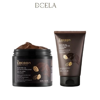 Combo tẩy da chết mặt và body cocoon cà phê đắk lắk