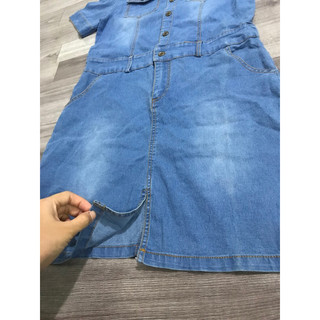 pass đầm jean