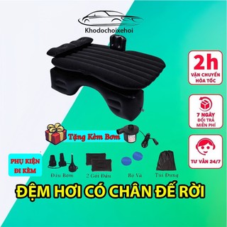 Đệm Hơi Ô Tô Chân Đế Rời Tiện Dụng – Có Kèm Bộ Bơm Cắm Điện Tẩu 12V