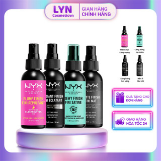 Xịt khoáng giữ và khóa lớp makeup NYX makeup Mist & Set 18ml, 30ml , 60ml , xịt khóa nền