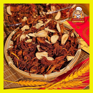 Khô Heo Cháy Tỏi Hũ Pet 300g Cay Cay Ngọt Ngọt Thơm Ngon - Khô Lợn Đậm Đà Ăn Vặt Thích Mê - Thịt Lợn Khô Đam Mê Ăn Vặt