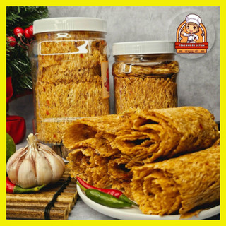 Mực Cán Tẩm Gia Vị Hũ 300GR Thịt Nhiều Loại Ngon - Khô Mực Tẩm Nha Trang Đam Mê Ăn Vặt Khô Mực Tổng Kho Ăn Vặt VN