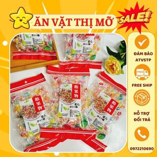 Kẹo điều ước, kẹo kim cương hương trái cây, kẹo mềm kim cương nhân trái cây gói 200g