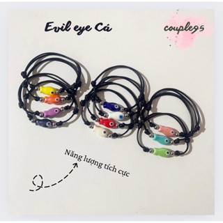  Vòng tay Cá mắt quỷ thắt 2 bên - Evil eye 