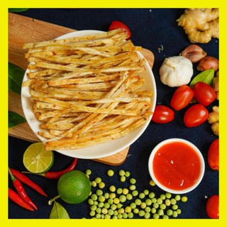 Khô Cá Thiều Hũ Pet 300g Tẩm Gia Vị Cay Mặn Ngọt Thơm Ngon - Cá Thiều Que Tẩm Gia Vị Độc Quyền - Cá Thiều Đam Mê Ăn Vặt