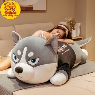 Chó Husky Bông Siêu To Khổng Lồ - Gấu Bông Husky Cao Cấp