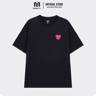 Áo thun unisex nam nữ local brand INSIDEMEN tay lỡ chất liệu 100% cotton - ITS00203