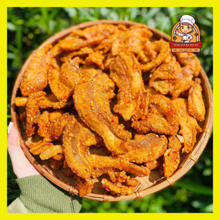 Ba Rọi Mắm Tỏi Hũ 450G Giòn Béo Tách Dầu - Ba Rọi Tóp Mỡ Mắm Tỏi Đam Mê Ăn Vặt - Ba Rọi Tổng Kho Ăn Vặt