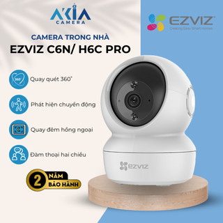 Camera ezviz c6n 2mp/ 4mp/ h6c pro 4mp, kết nối wifi, xoay 360 độ, đàm thoại 2 chiều, bảo hành chính hãng 2 năm