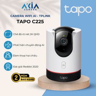 Camera wifi trong nhà AI TP-Link Tapo C225, Quay quét 360 độ, Theo dõi chuyển động thông minh