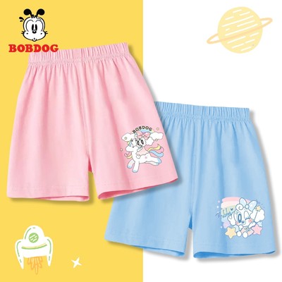 Quần short bé gái BOBDOG quần đùi cotton thoáng mát size 10-34kg cho bé mặc hè