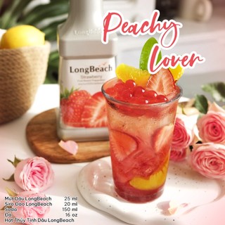 Siro Dâu - LongBeach Strawberry Syrup 740ml