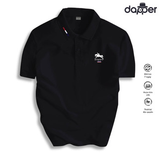 Áo Polo Nam Tay Ngắn DAPPER 05 Cổ Bẻ Chất Liệu Cá Sấu Polyester 4 Chiều Cao Cấp Thanh Lịch-RT24