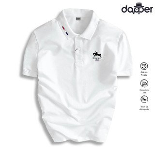 Áo Thun Polo Nam Nữ Bassic DAPPER 05 Cổ Bẻ Vải Cá Sấu Cotton Chuẩn Form Thấm Hút Mồ Hôi-RT25