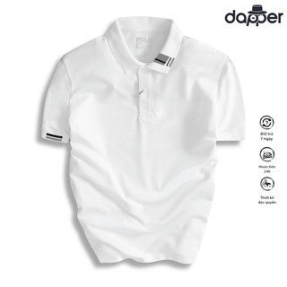 Áo Polo Nam Tay Ngắn DAPPER 03 chất cotton Cá Sấu thoáng khí BASIC Nam Tính, Sang Trọng-RT21