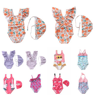 Bộ Đồ Bơi Liền Thân 2 Dây Bé Gái - Bikini 1 Mảnh Cho Bé Từ 1-6 Tuổi