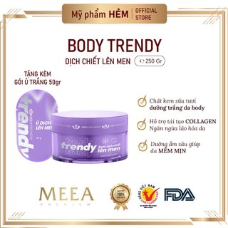 Kem Dưỡng Trắng Da Body Trendy MEEA - Tặng kèm Ủ Trắng